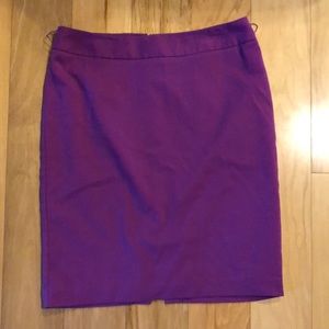 Purple Pencil Skirt